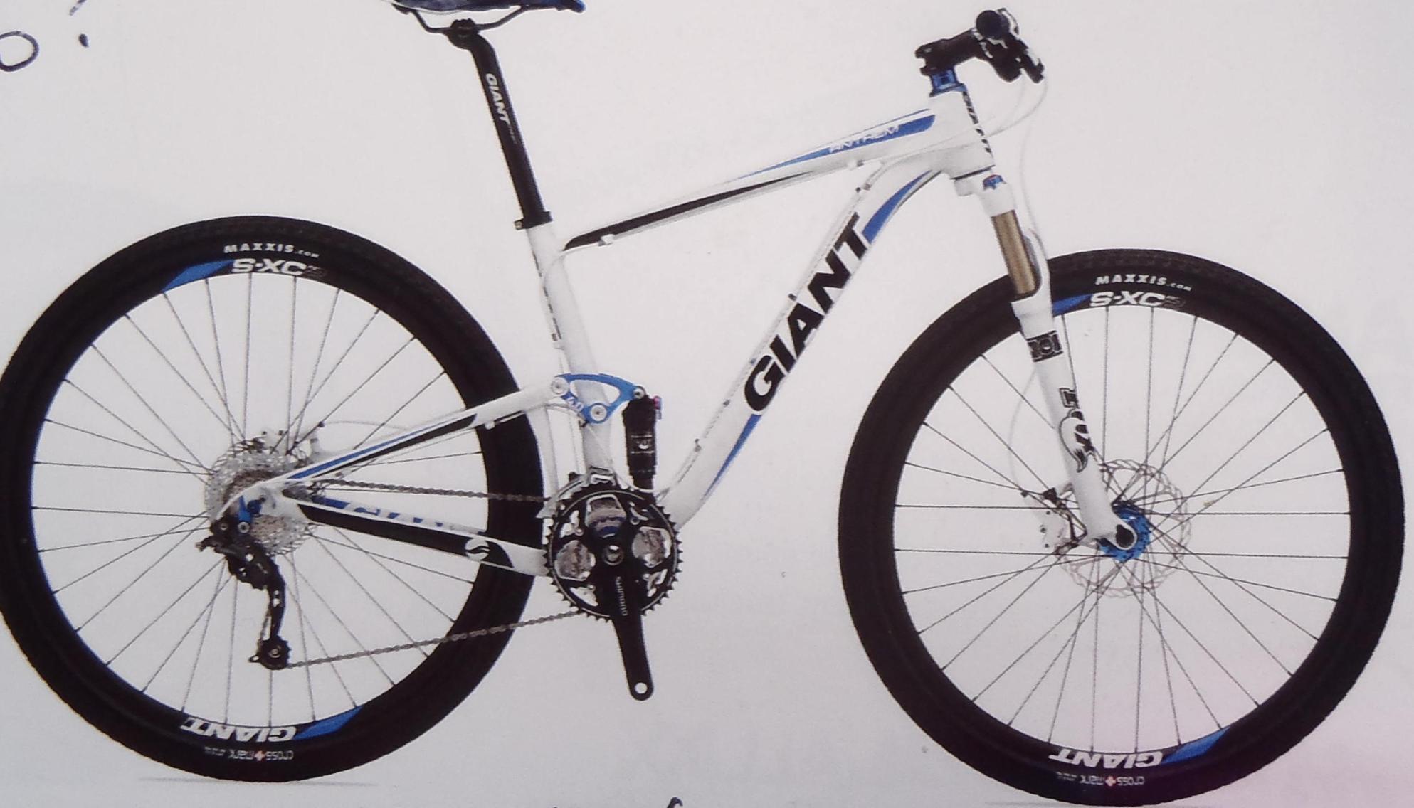 2011 Giant Anthem X 29er 3 White