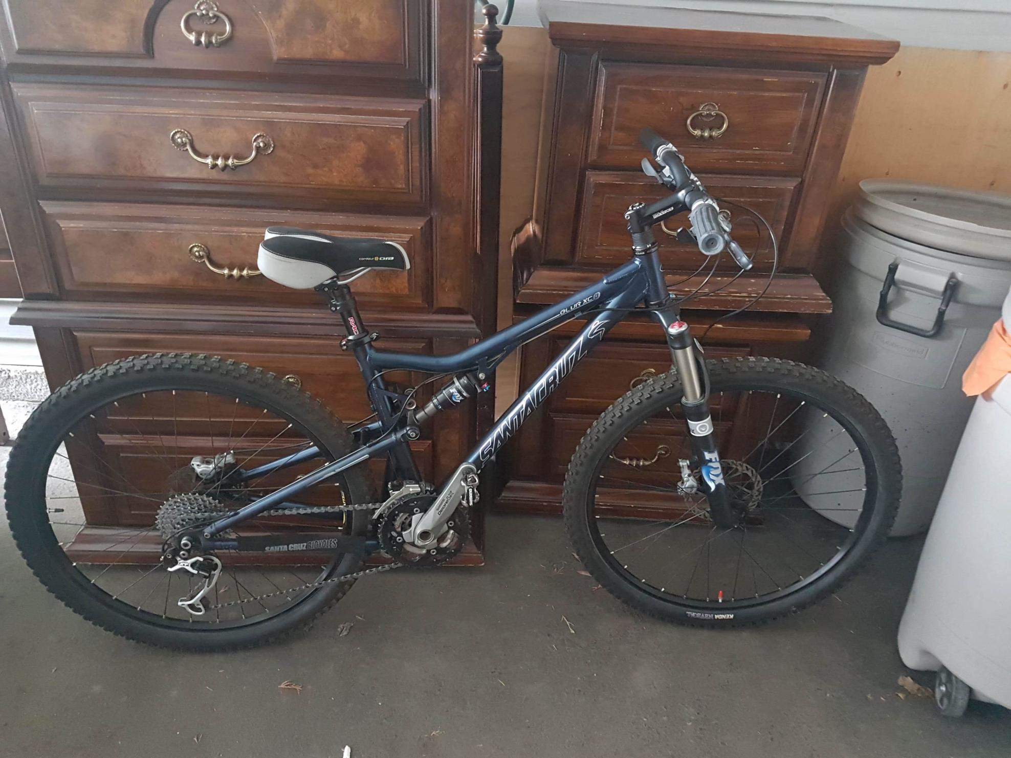 2012 Santa Cruz Blur XC Blue