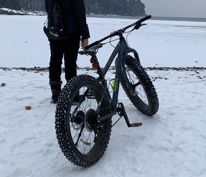 2017 Felt Fat Tire Blue and Green