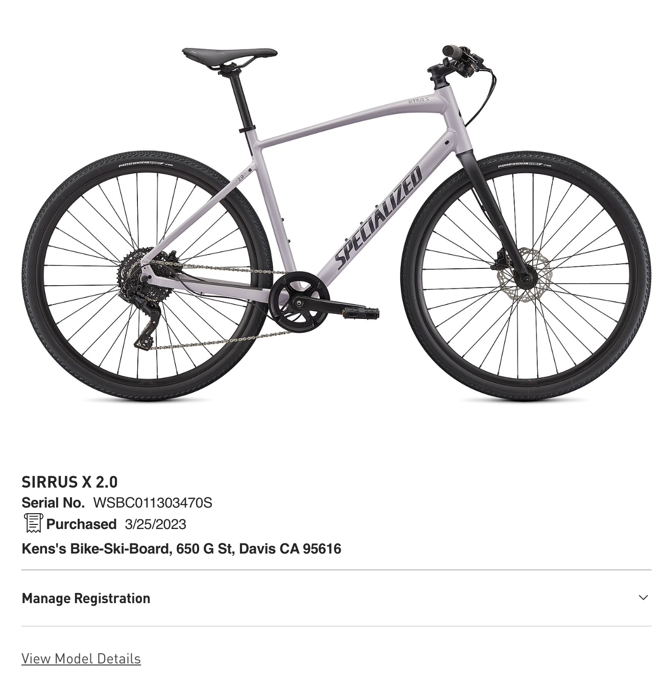 2023 Specialized Sirrus X 2.0 Pink