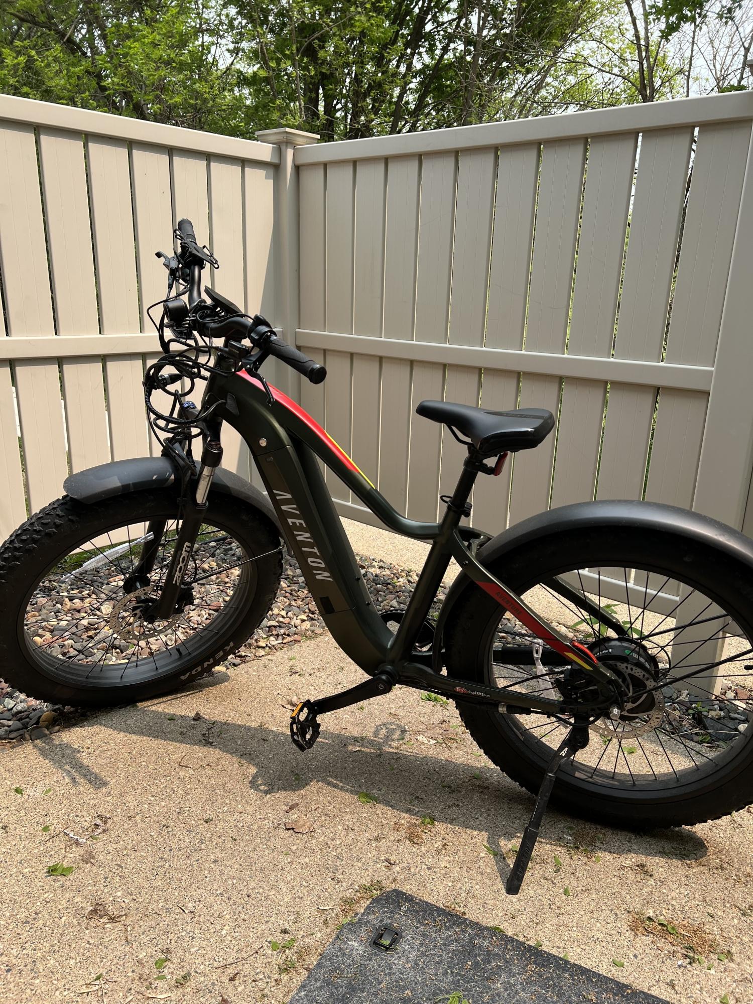 2021 Aventón Electric fat tire bike Green, Red, and Yellow or Gold