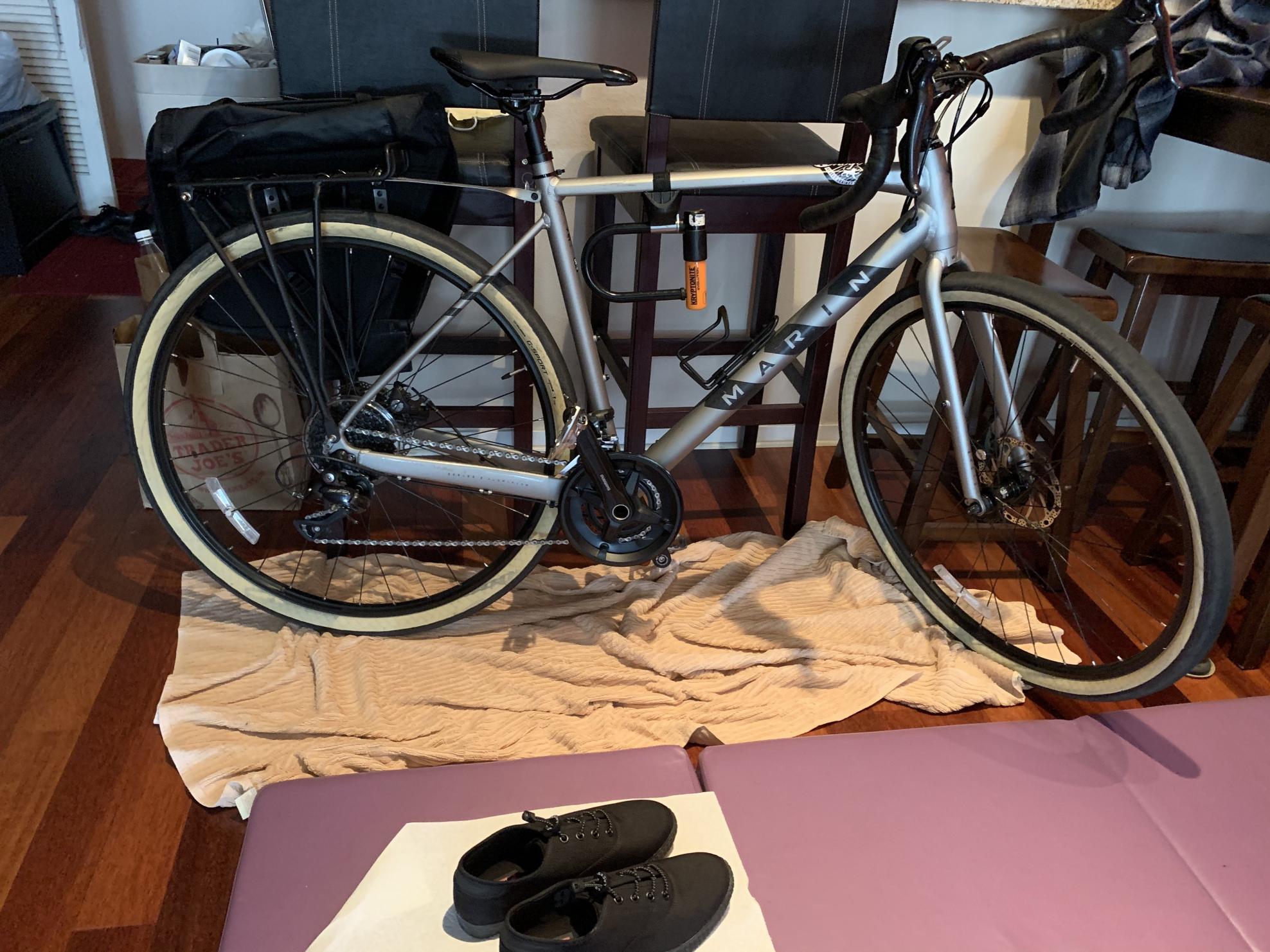 2020 Marin Bikes Lombard Silver, gray or bare metal