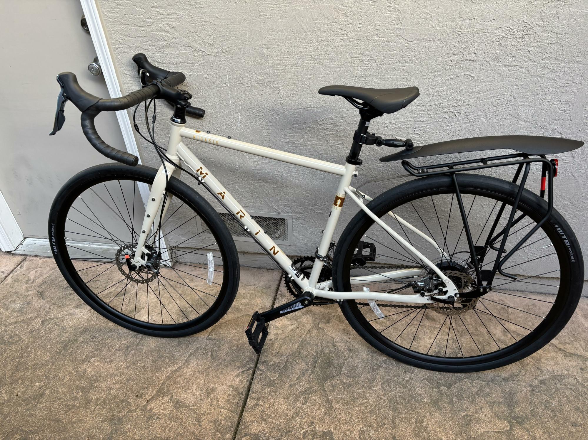 2025 Marin Bikes Nicasio Silver, gray or bare metal