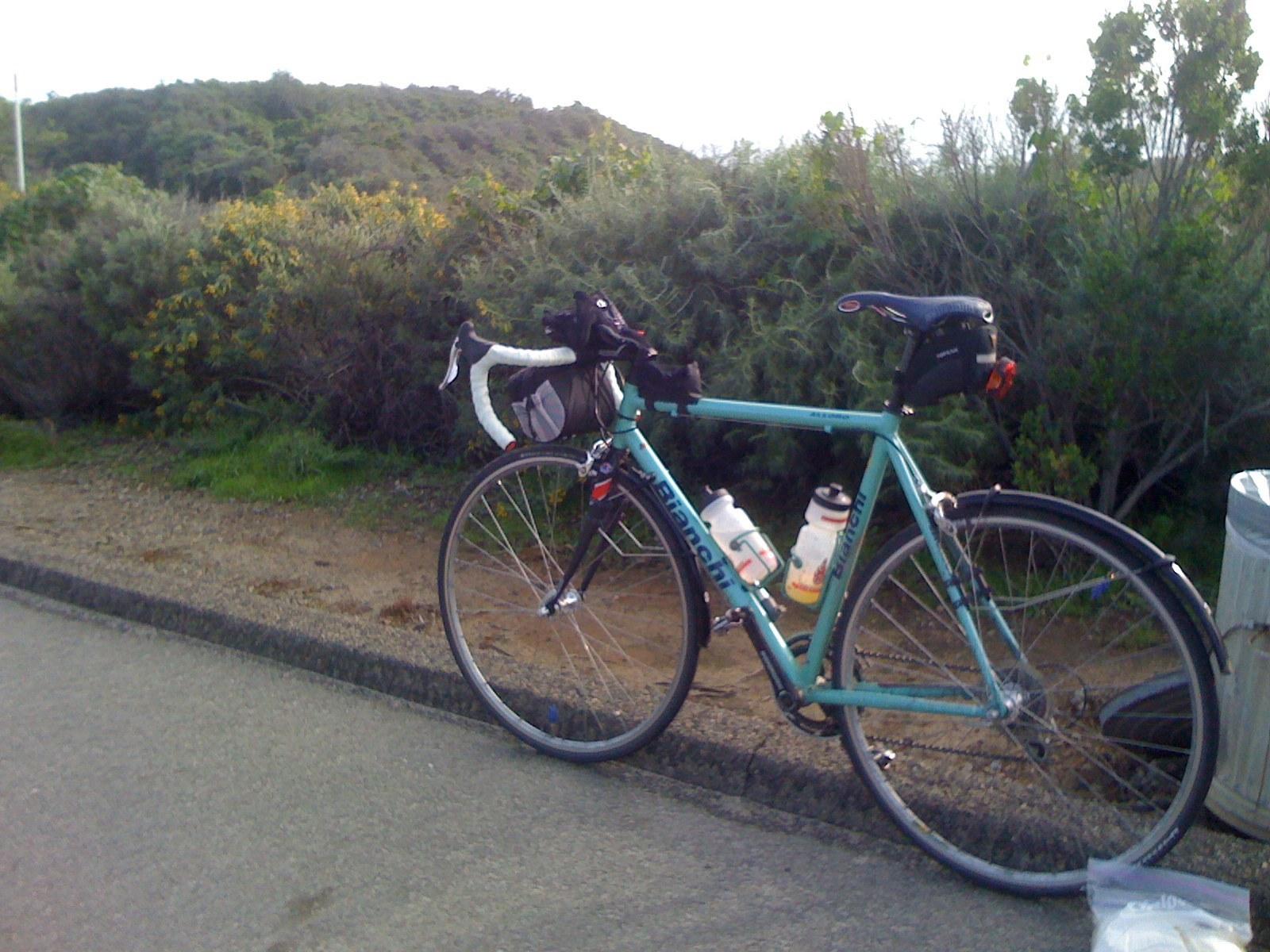 Bianchi Alloro with Fuji fork  Blue