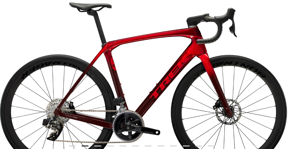 2023 Trek Domane SLR 6 AXS 56 Metallic Red Smok... Red and Black