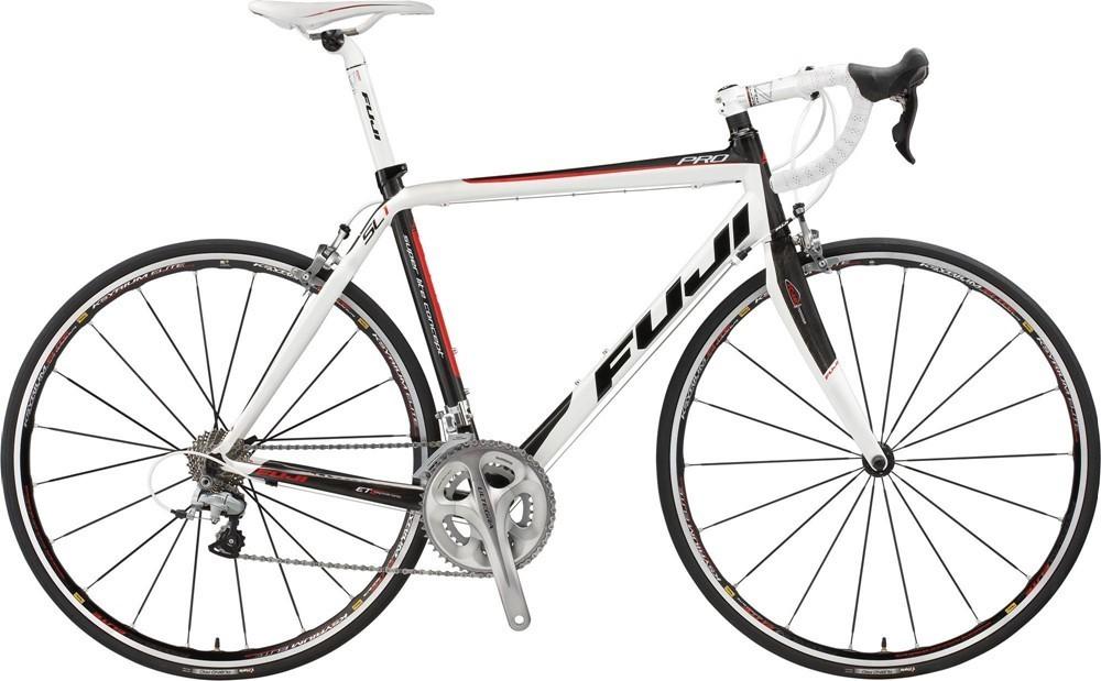 2010 Fuji Sl1 Pro Shimano White, Red, and Black
