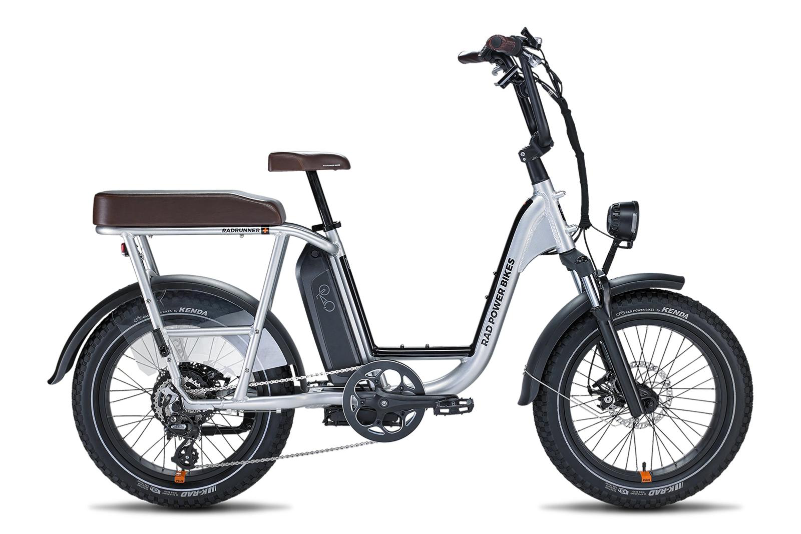 2022 Rad Power Bikes RadRunner Plus Silver, gray or bare metal and Black