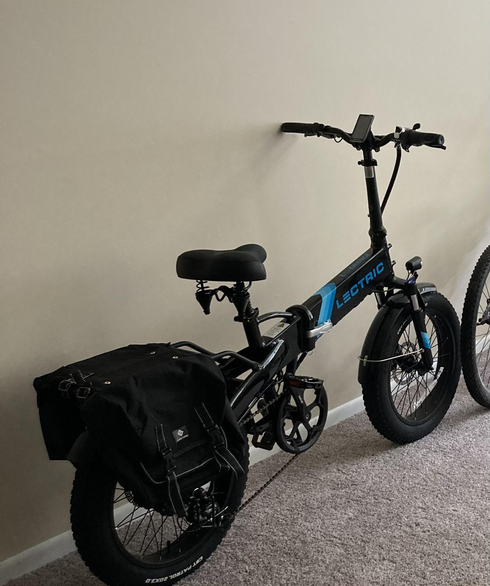 2021 Lectric eBikes XP 2.0 cargo bike (rear storage) Black