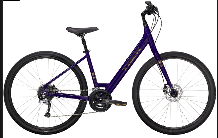 2022 Trek Verve 2 Disc Lowstep Purple