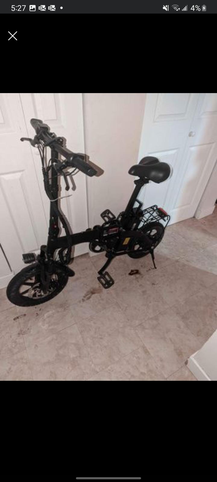 2022 Jetson E foldable bike personal mobility device (electric unicycle, etc) Black