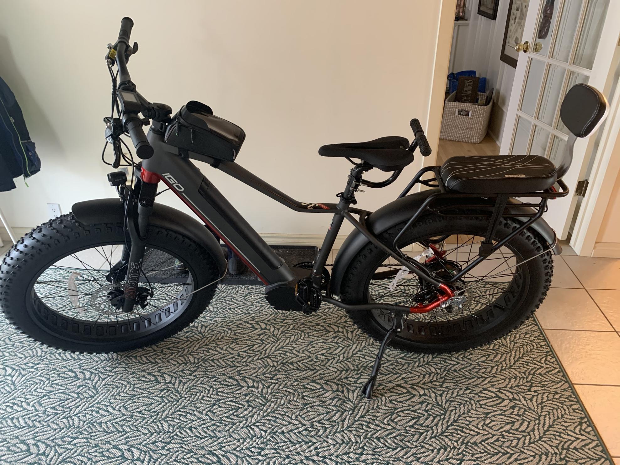 2020 iGo Electric Bikes eXtreme 3.0 Silver, gray or bare metal