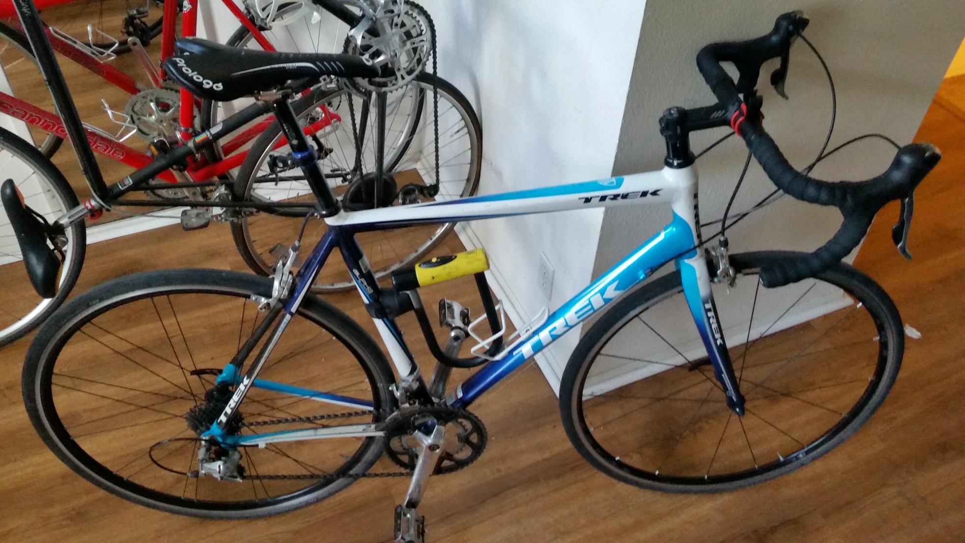 2009 Trek 2.1 Blue and White