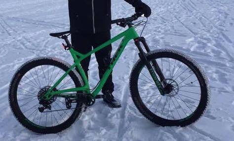 2017 Trek Stache 7 Green and Black