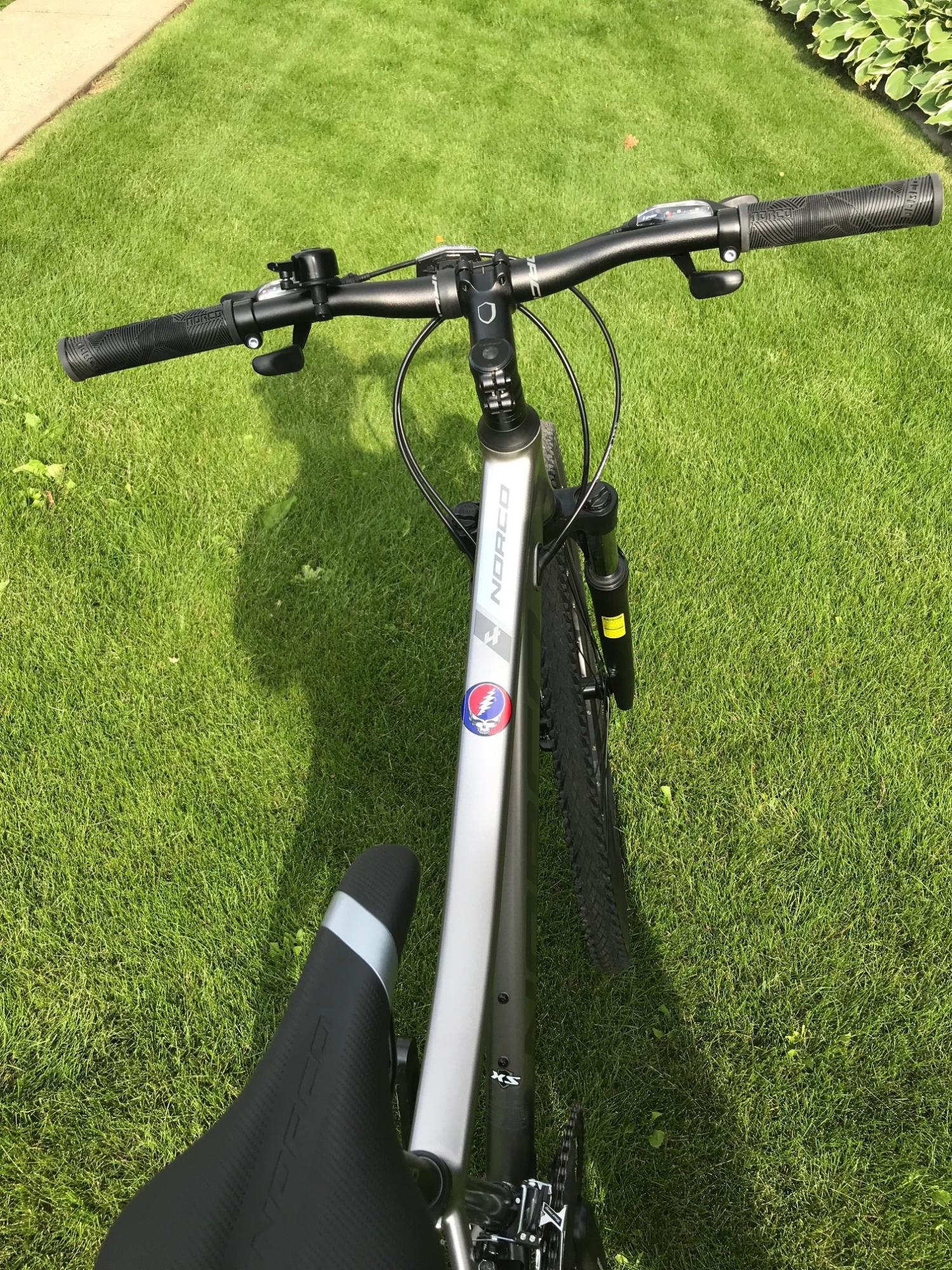 2019 Norco Bikes XFR 4 '18 Xsmall Silver, gray or bare metal