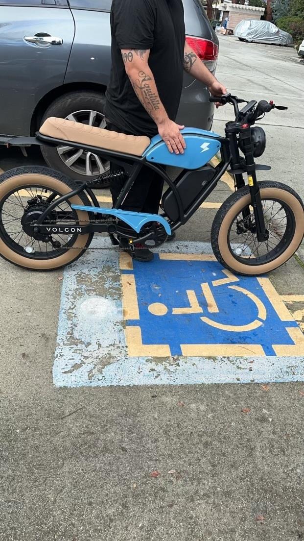 Volcon Blue and Black