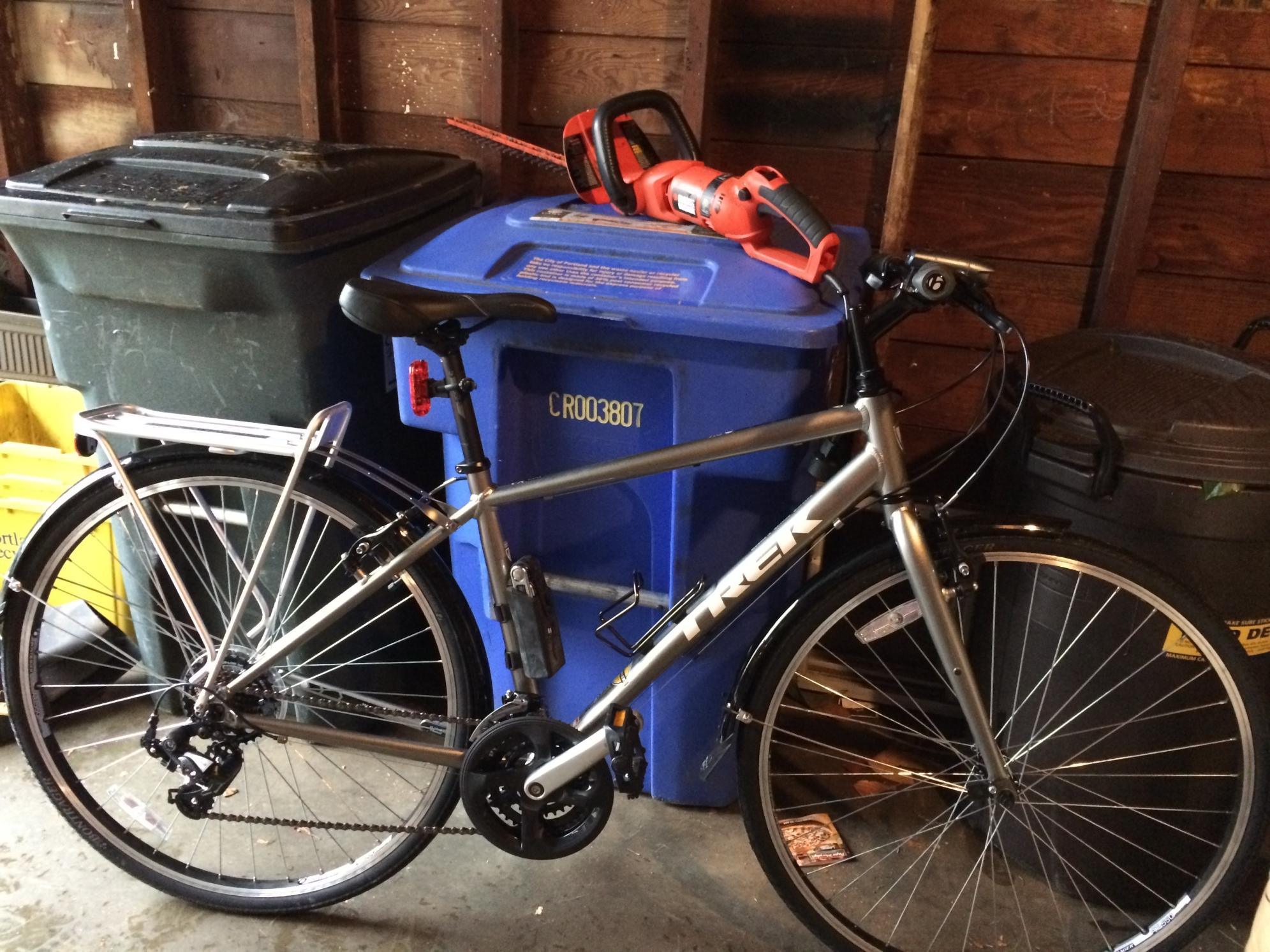 2014 Trek 7.0 FX Silver, gray or bare metal