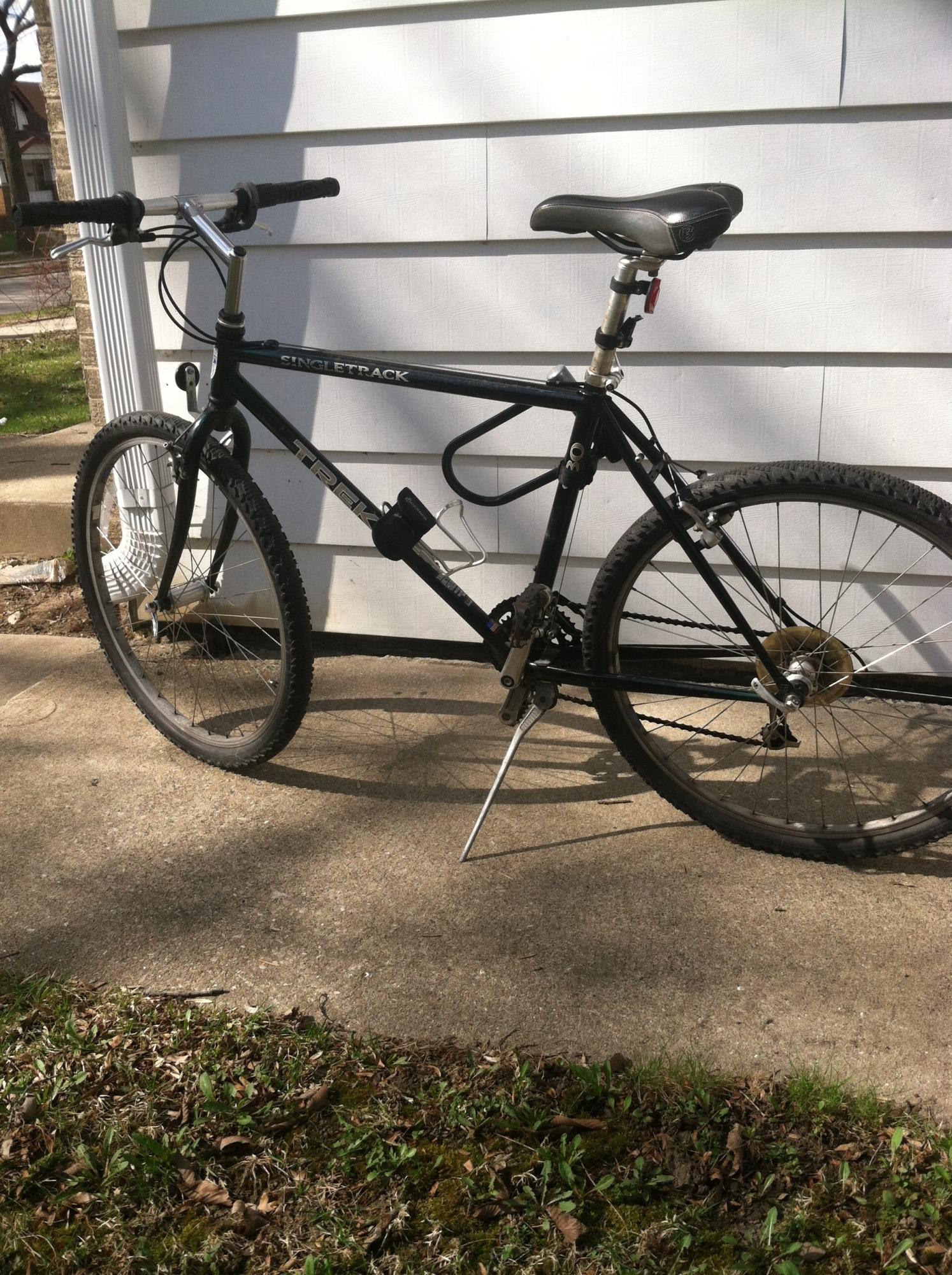 1996 Trek 930 Green and Purple