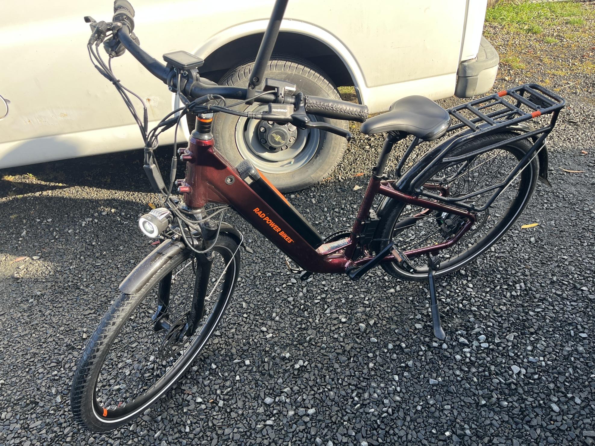 Rad Power Bikes RadCity 5 Plus Step-Thru Red