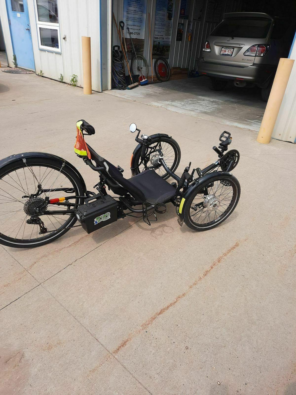 2008 ICE Trikes Trice Q recumbent Black