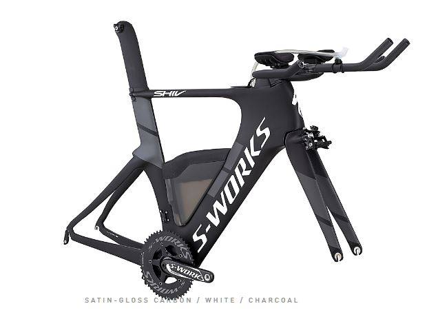 2016 S-Works Shiv Tri Module Black, White, and Silver or Gray