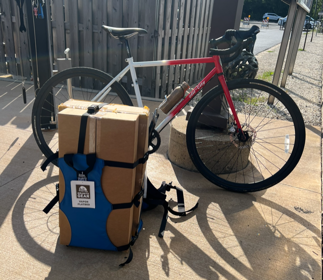 All City Macho Man Disc GCX Bike Fade Red and White