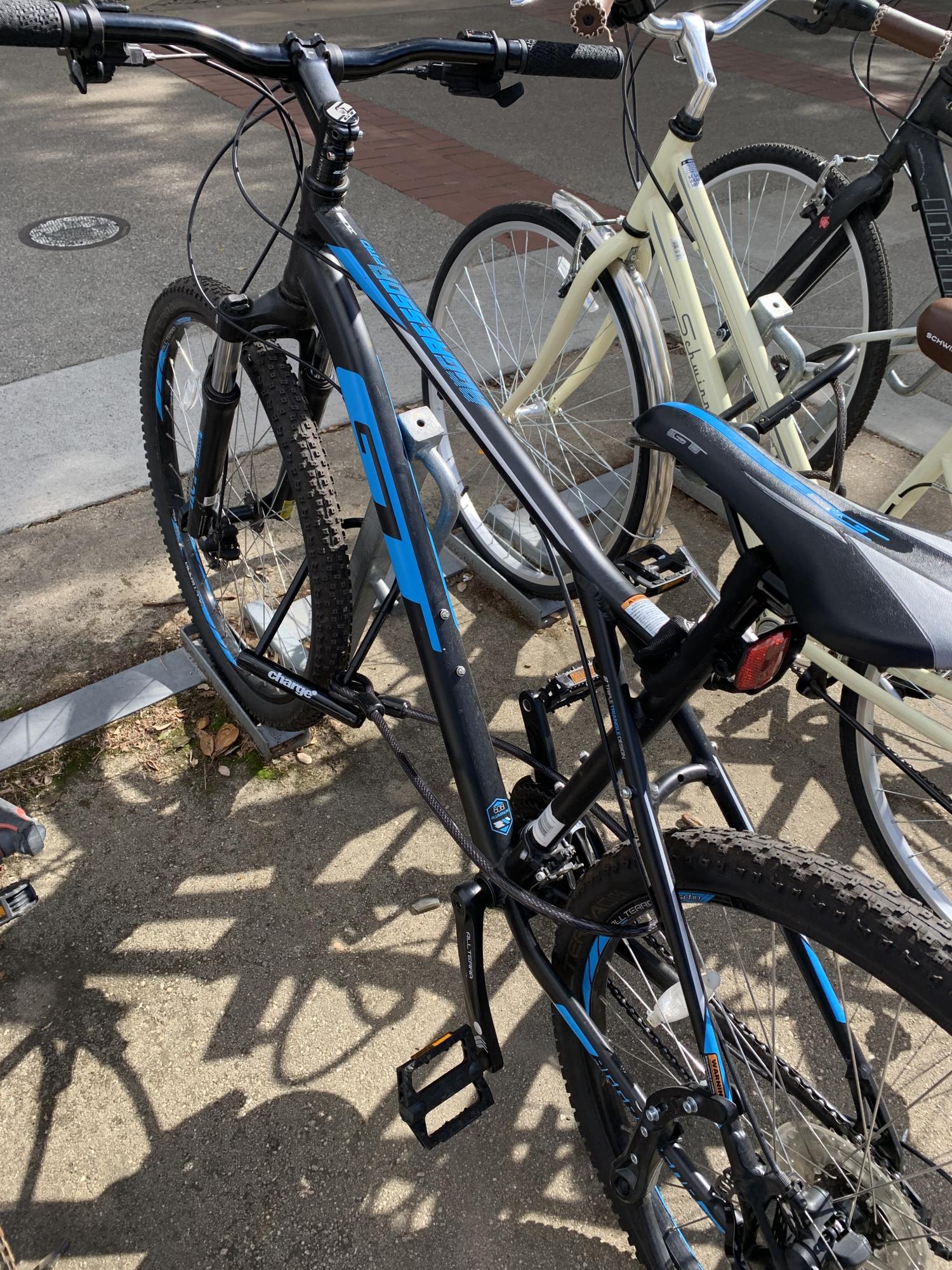 GT Bicycles Black and Blue