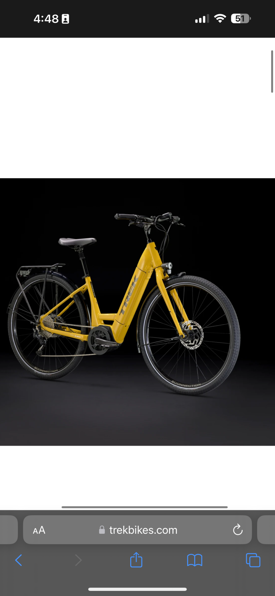 2023 Trek Verve+ 45 Lowstep Yellow or Gold