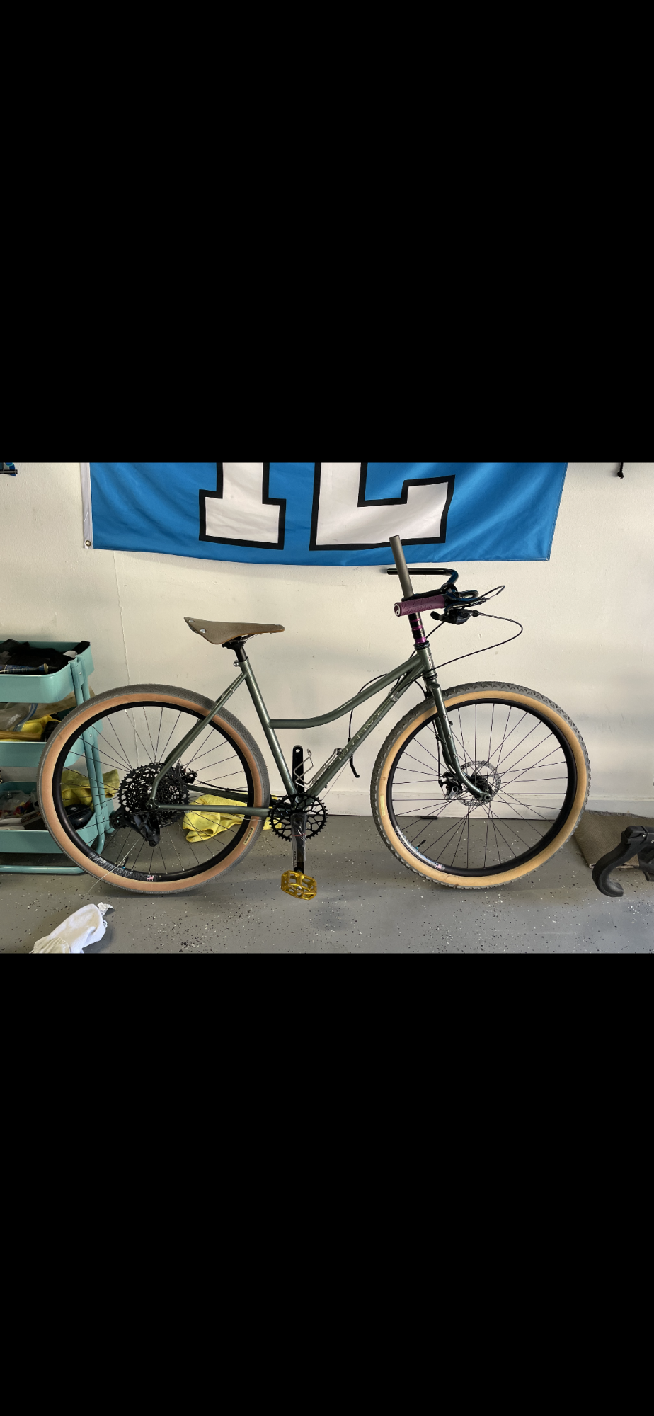 2021 Velo Orange Polyvalent Low Kicker Green