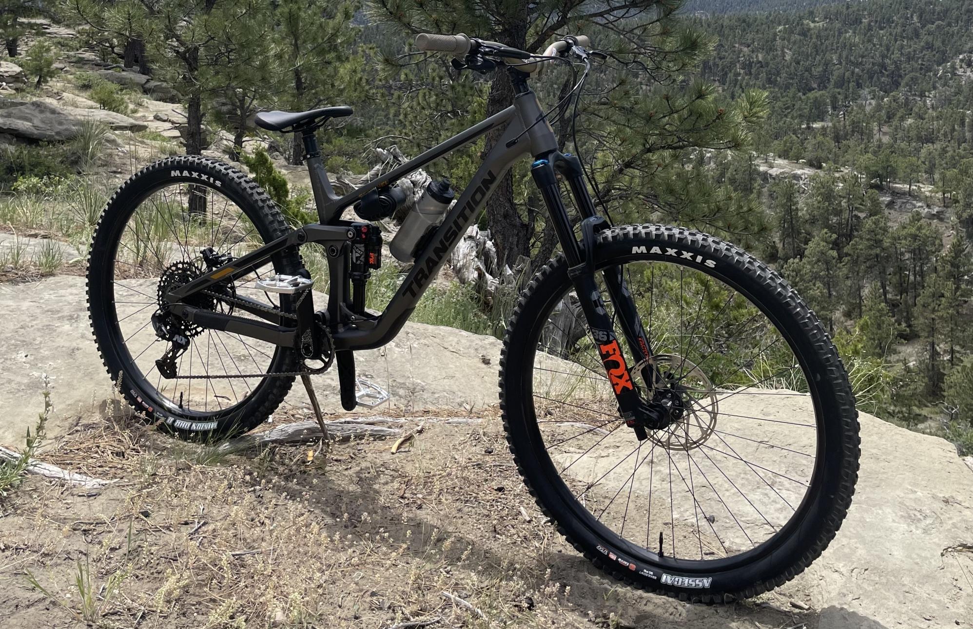 2024 Transition Bikes Sentinel Silver, gray or bare metal