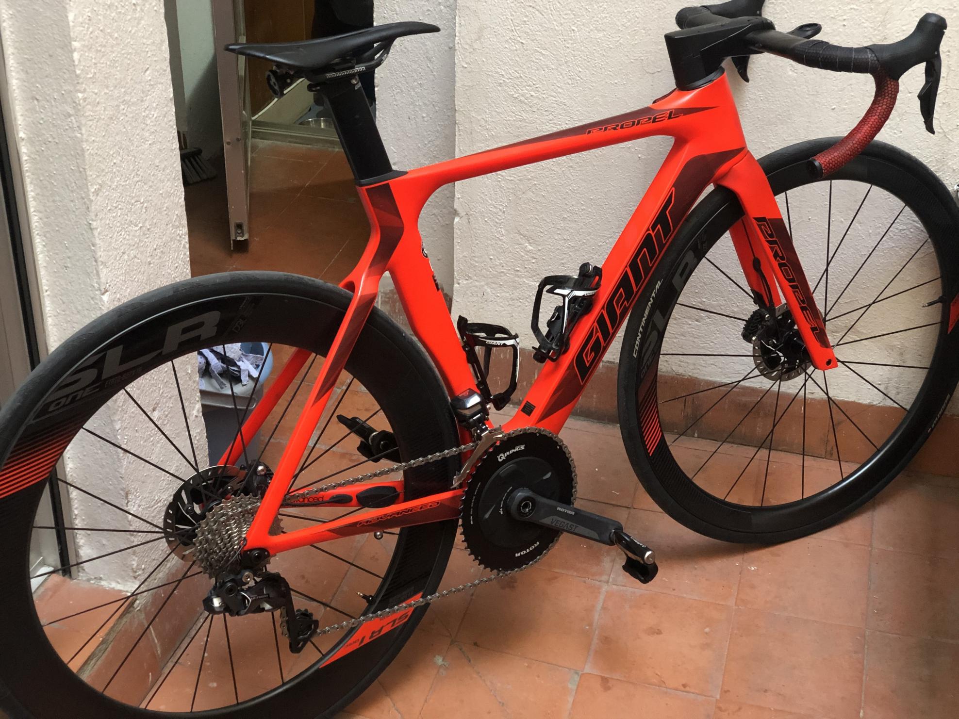 2018 Giant Propel Advanced Disc S Neon Red Red