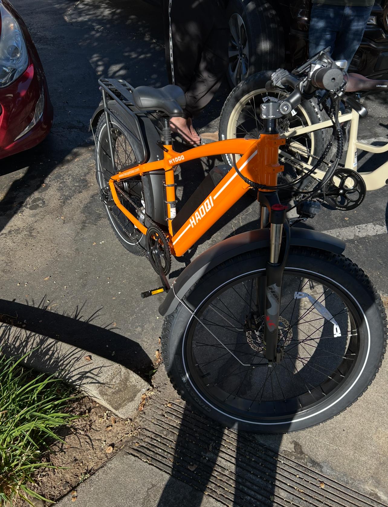 Haoqi HAOQI Leopard Pro Fat Tire Electric B... Orange