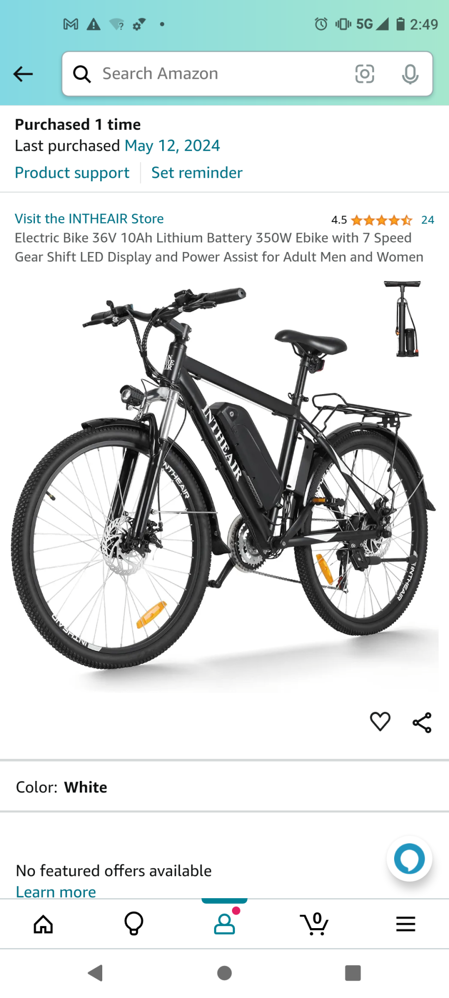 2024 Asurion protection plan Intheair Black