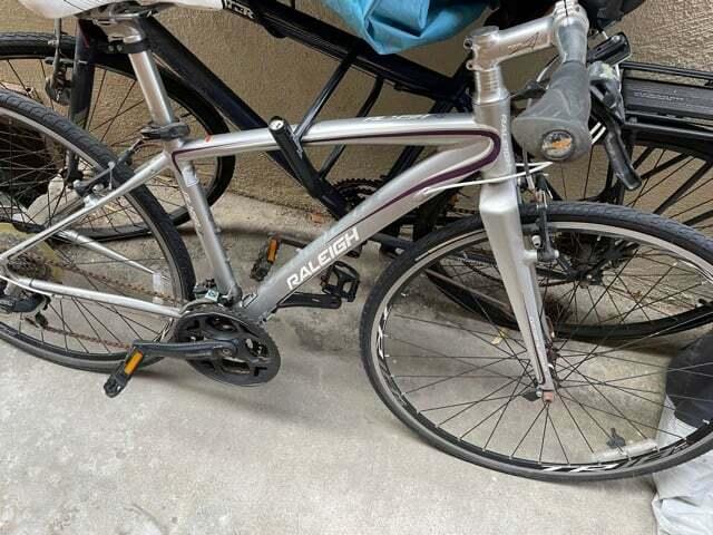 2013 Raleigh Alysa 1 Silver, gray or bare metal