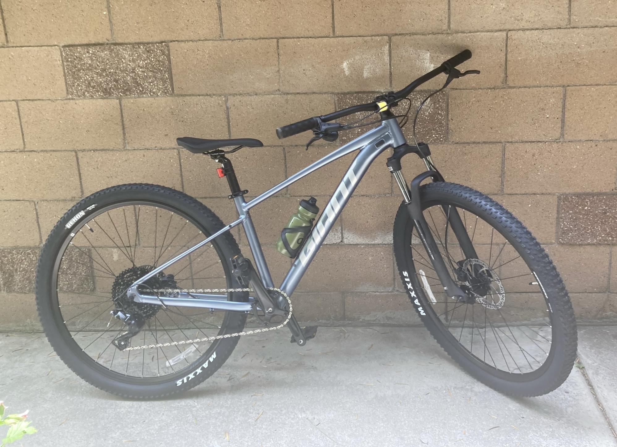 2022 Giant Talon Silver, gray or bare metal