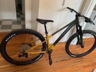 2022 Rocky Mountain Bicycles Growler 50 Green and Yellow or Gold