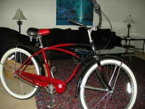 2006 Schwinn Cruiser, 3 speed  Red
