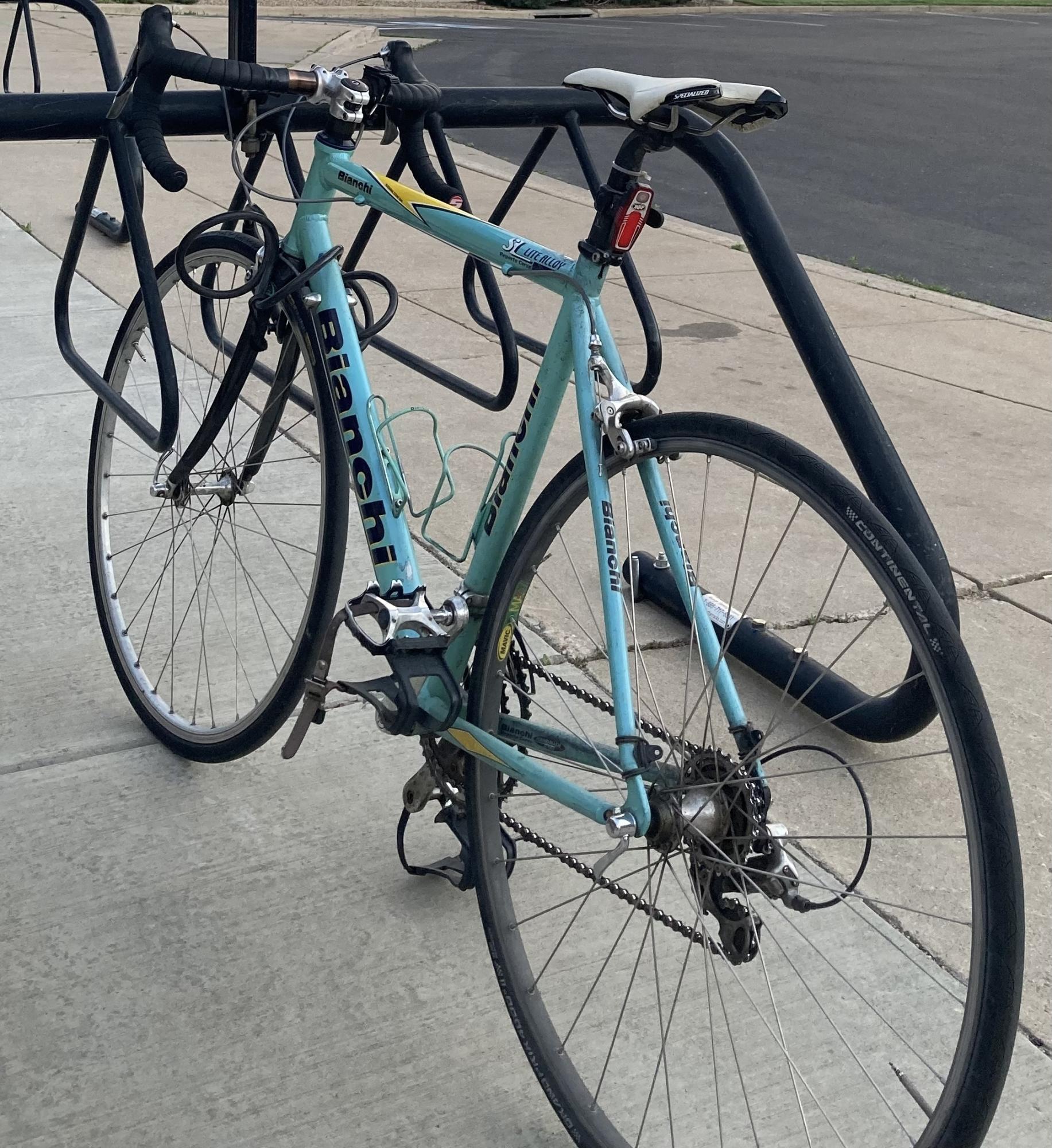2002 Bianchi Reparto Corse SL Lite Alloy Teal and Yellow or Gold