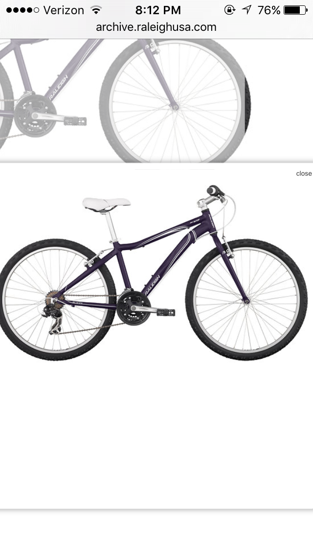 2013 Raleigh MTB steel Silver or Gray