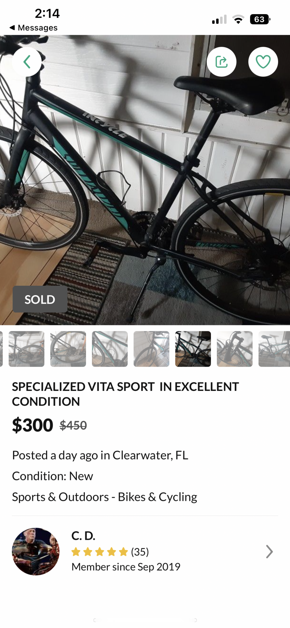 2016 Specialized Vita Black