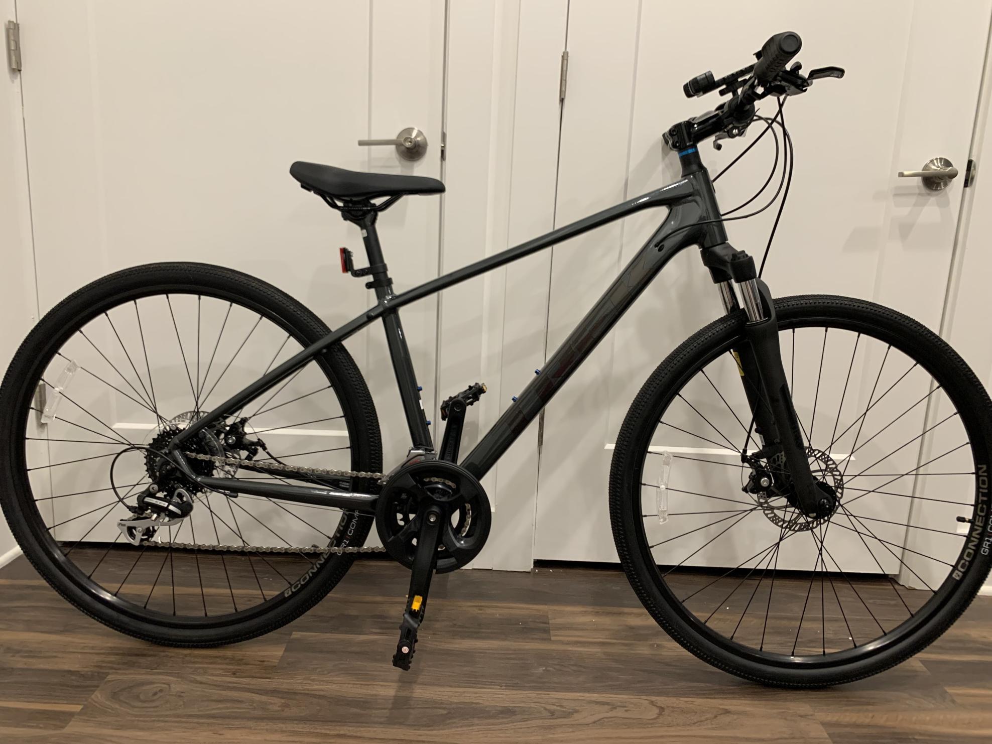 Trek Dual sport 1 Silver, gray or bare metal