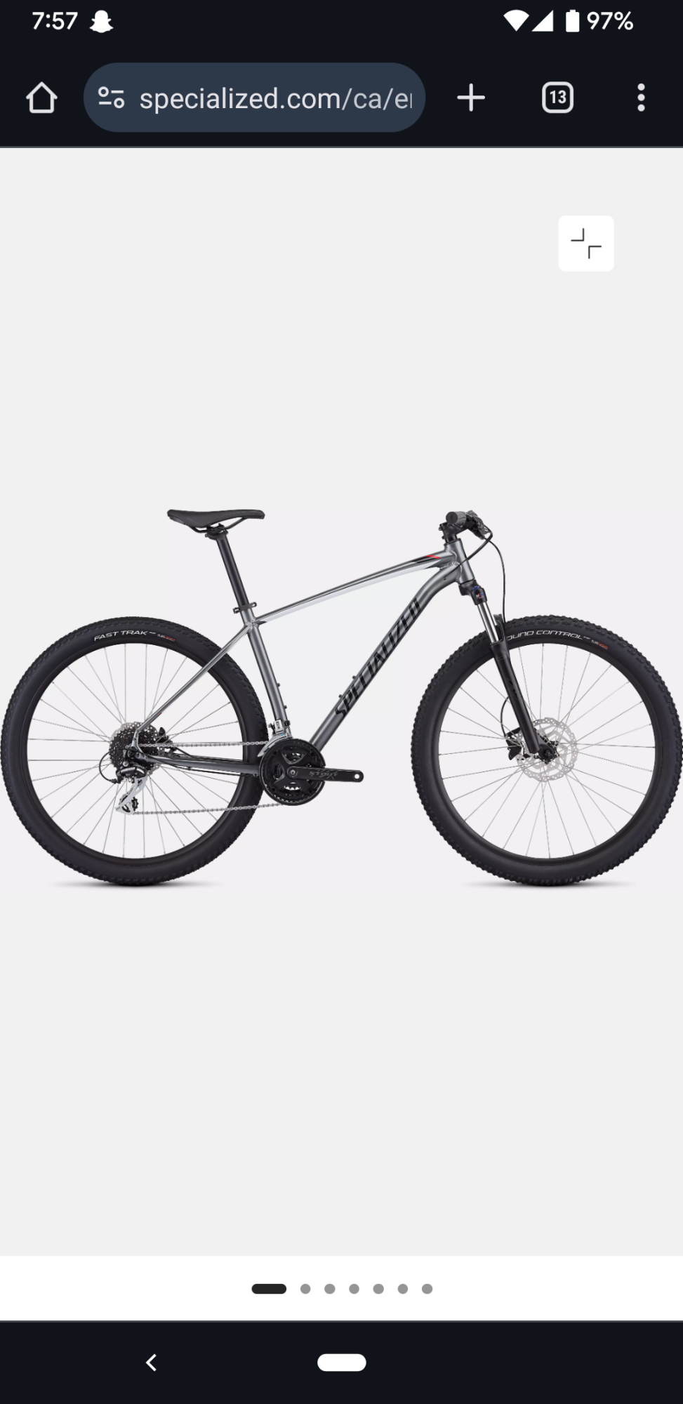 2019 Specialized Rockhopper Sport Silver, gray or bare metal