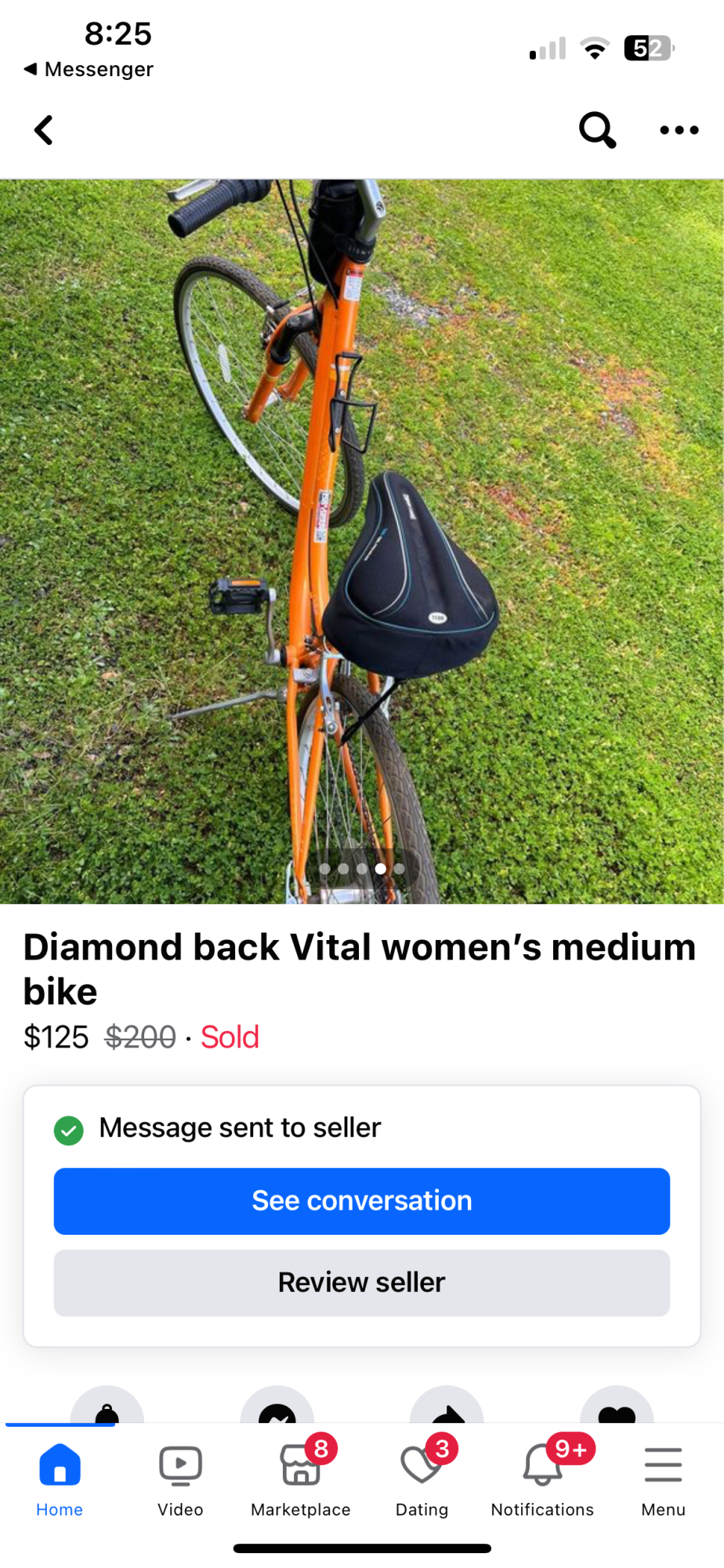 2017 Diamondback Vital Orange