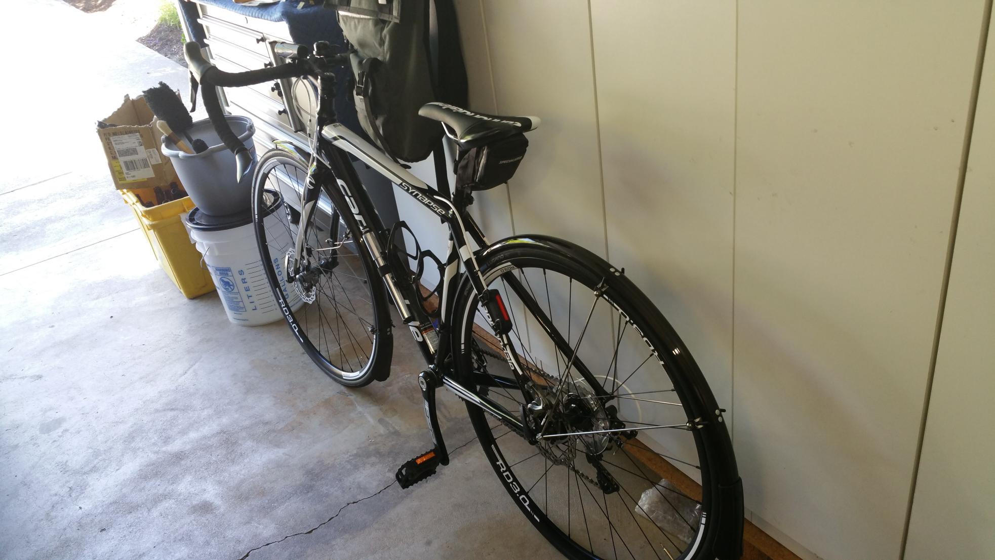 2014 Cannondale Al Disc 5C 105 Black and White