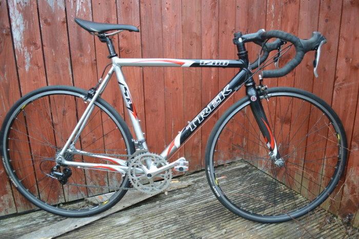 2005 Trek 1200 Black, Silver or Gray, and Red