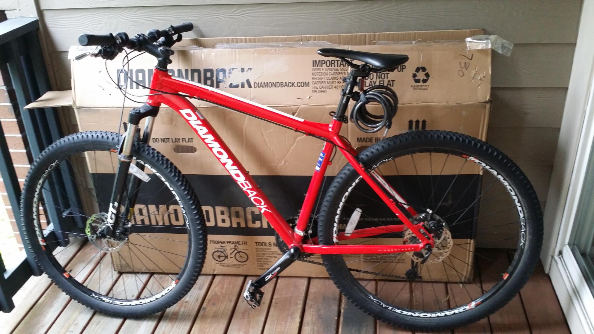 2013 Diamondback Overdrive 29er Red