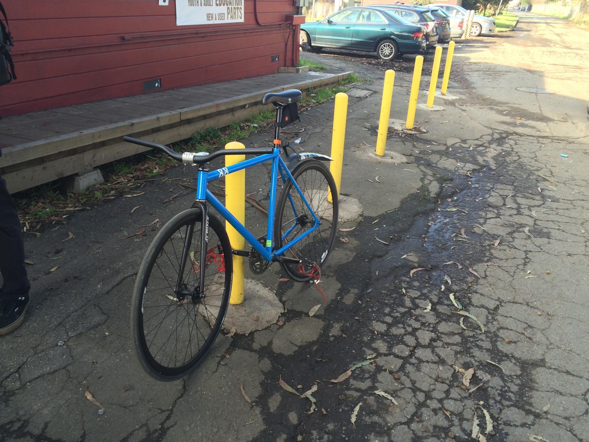 Pake Rum Runner Track frameset Blue