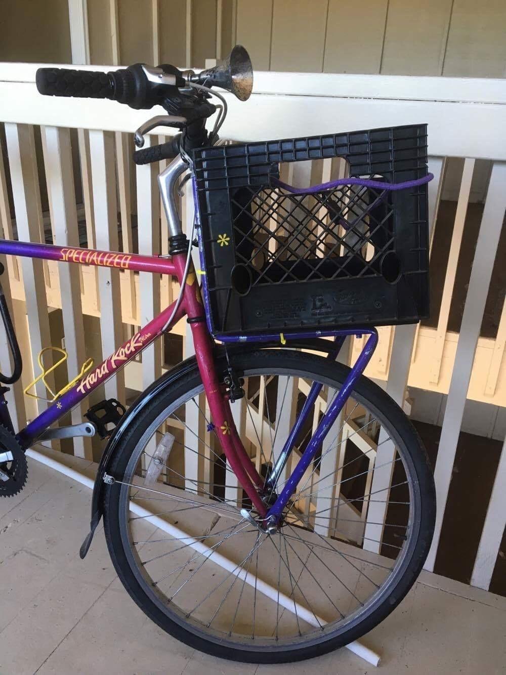 1993 Specialized Hard Rock Ultra Purple, Pink, and Stickers tape or other cover-up