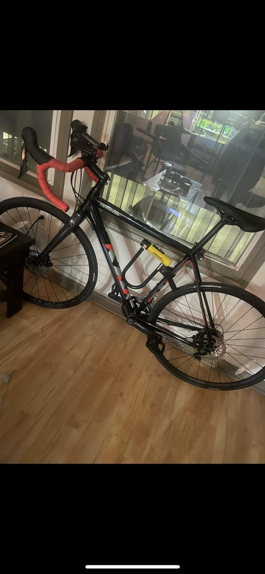 2020 Cannondale Caad X 105 Black and Red