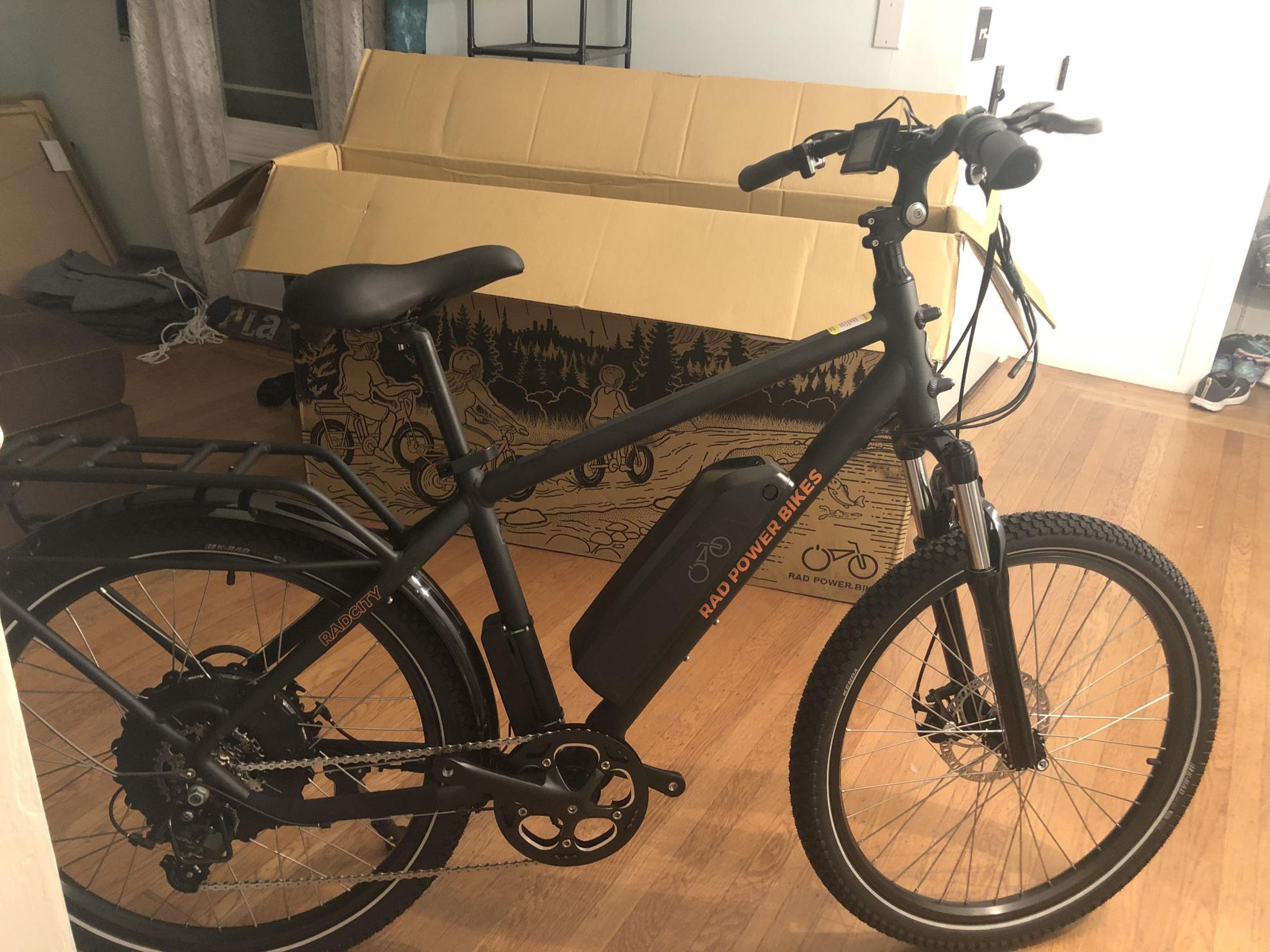 2021 Rad Power Bikes RadCity Electric Commuter Bike Version 4 Black