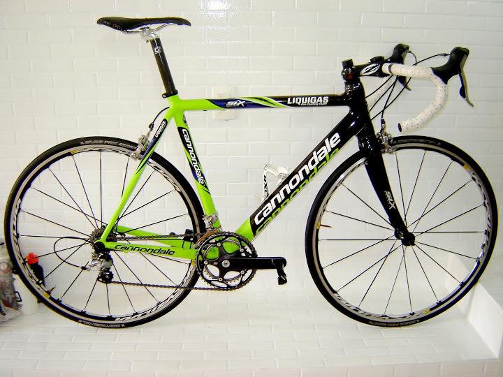 2008 Cannondale SystemSix Liquigas Pro Green and Black
